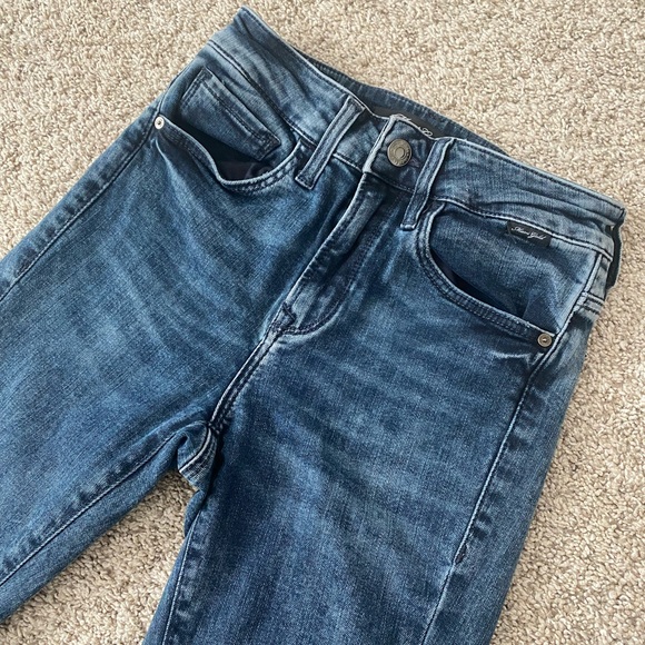 MAVI Gold Icon TESS Twisted Midrise Skinny Stretch Ankle Jeans size 24 - Picture 3 of 16